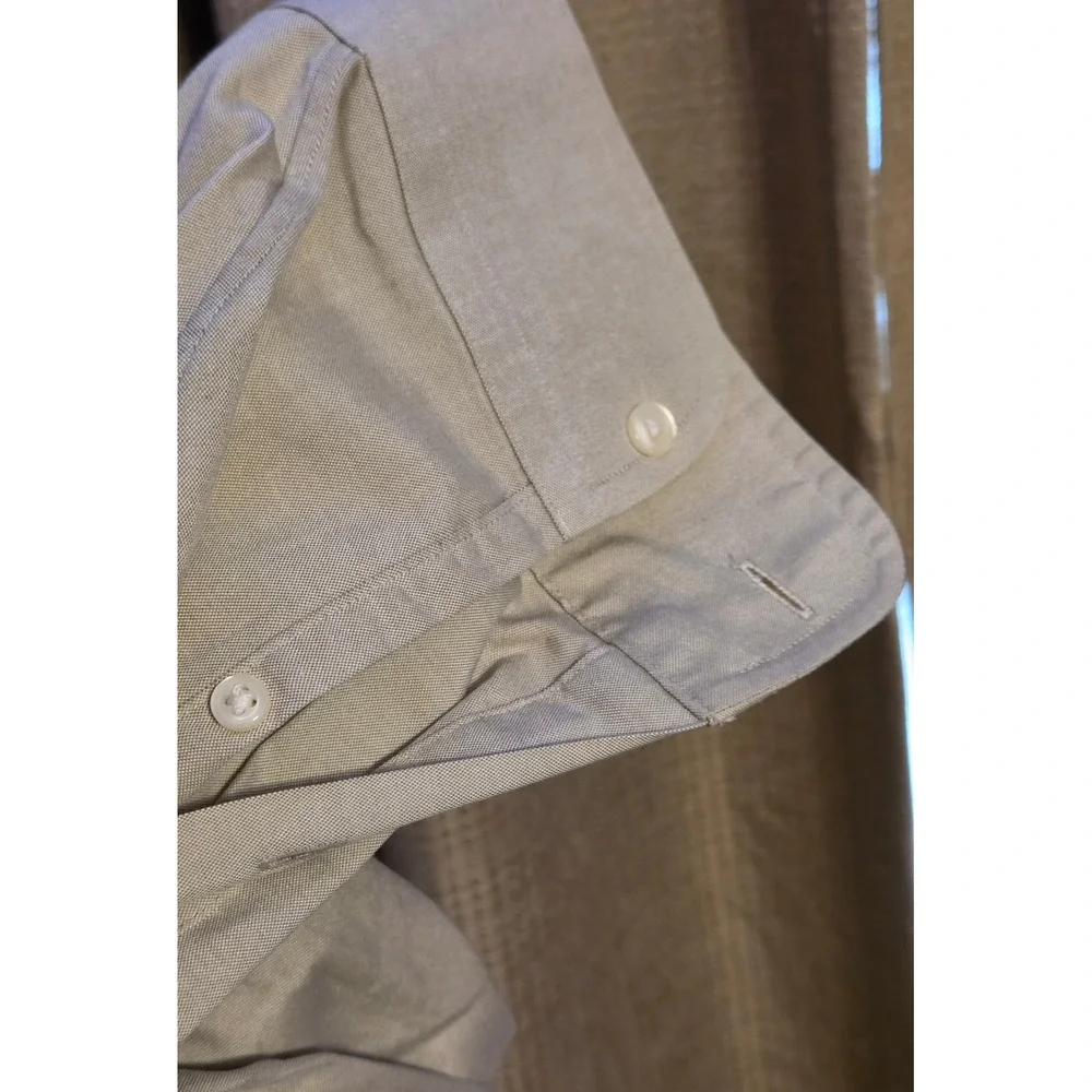 Jos. A. Bank‎ Button Down Dress Executive Collection Mens Size 18.5-33 Tan